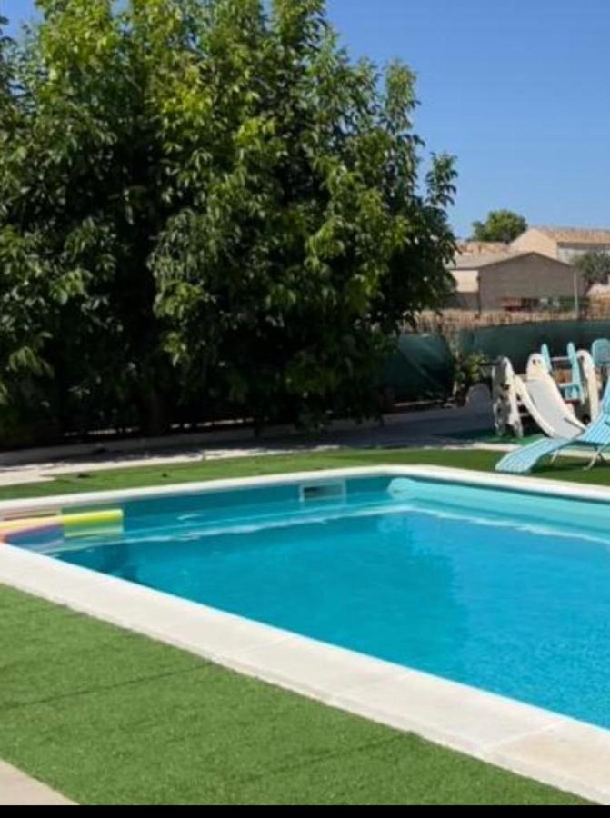 Villa Rural Con Amplia Piscina Campillo de Altobuey Bagian luar foto